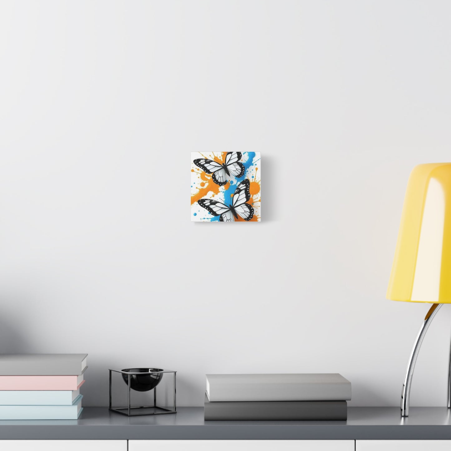 Butterfly Splash Canvas Wall Art — Matte Stretched Canvas