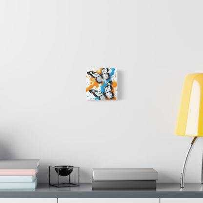 Butterfly Splash Canvas Wall Art — Matte Stretched Canvas