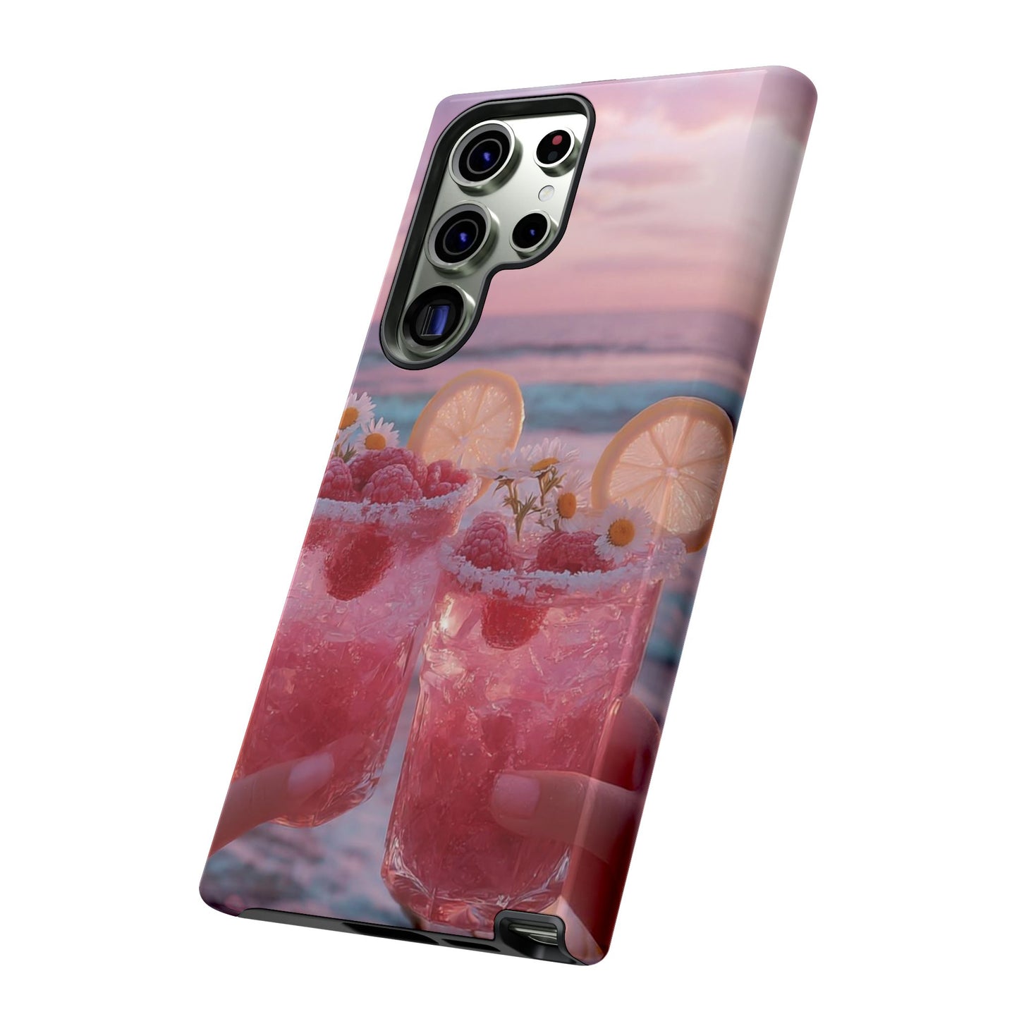 Tough Case - Pink Beach Cocktail Phone Case