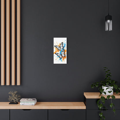 Butterfly Splash Canvas Wall Art — Matte Stretched Canvas