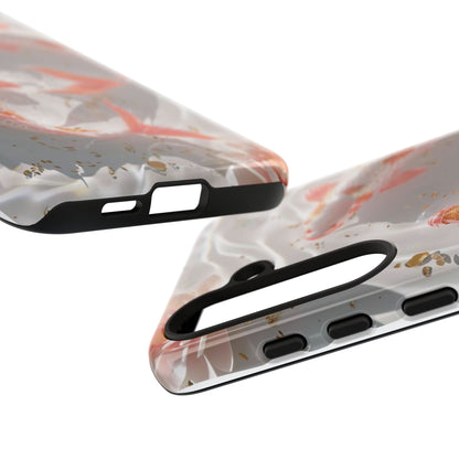 Koi Fish Phone Case "Serene Gold Fleck Watercolor"