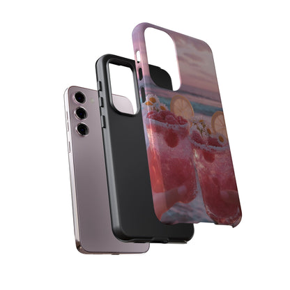 Tough Case - Pink Beach Cocktail Phone Case