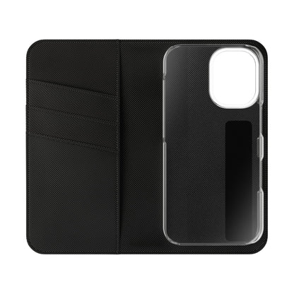 Leopard Patchwork Flip Wallet Case with Card Slots