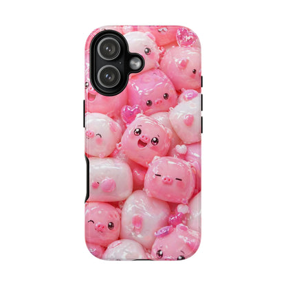 Cute Kawaii Pink Marshmallow Phone Case