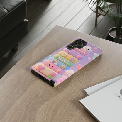 Cute Pastel 'Be Kind, Be You' Phone Case - Samsung