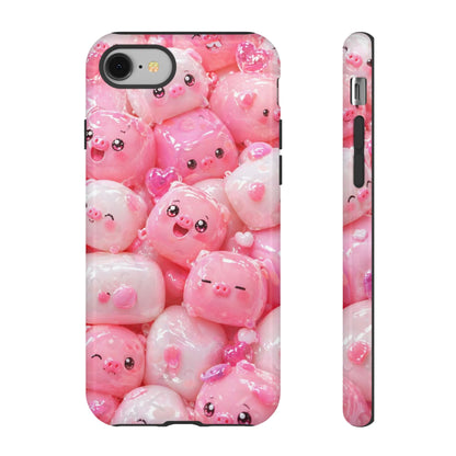 Cute Kawaii Pink Marshmallow Phone Case