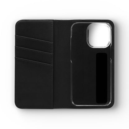 Leopard Patchwork Flip Wallet Case with Card Slots