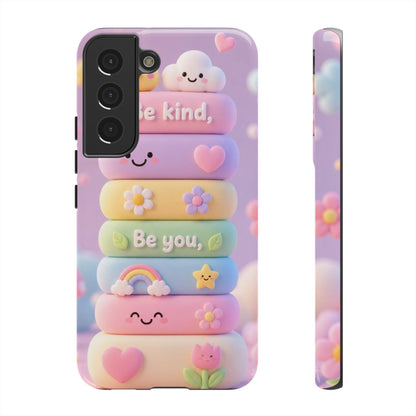 Cute Pastel 'Be Kind, Be You' Phone Case - Samsung