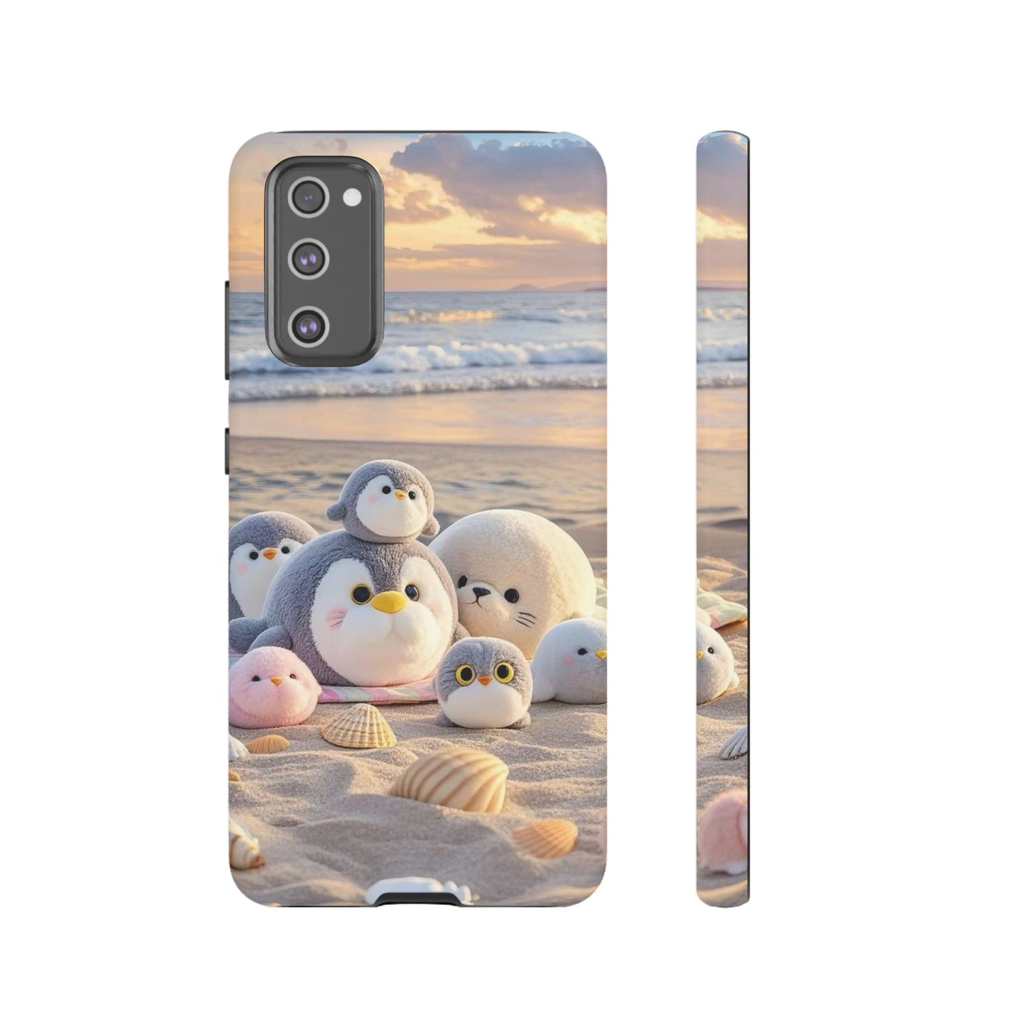 Cute Beach Penguin Phone Case "Kawaii Seaside Animal"