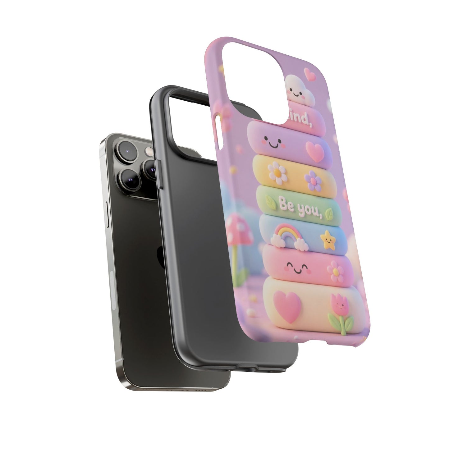 Cute Pastel Phone Case "Be Kind, Be You"