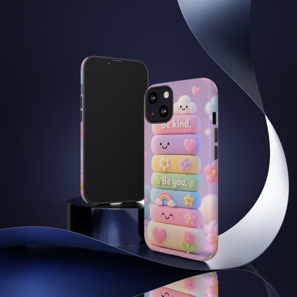 Cute Pastel Phone Case "Be Kind, Be You"