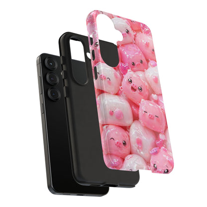 Cute Kawaii Pink Marshmallow Phone Case
