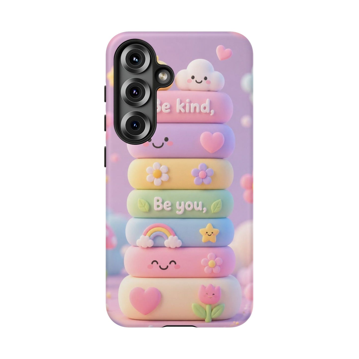 Cute Pastel Phone Case "Be Kind, Be You"