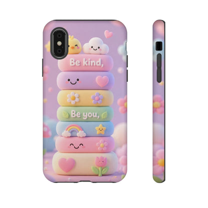 Cute Pastel Phone Case "Be Kind, Be You"