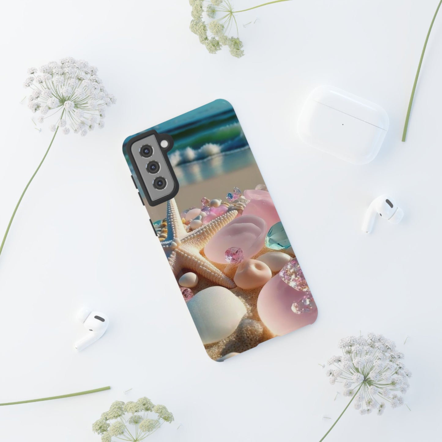 Pastel Starfish & Gems Tough Protective Cover