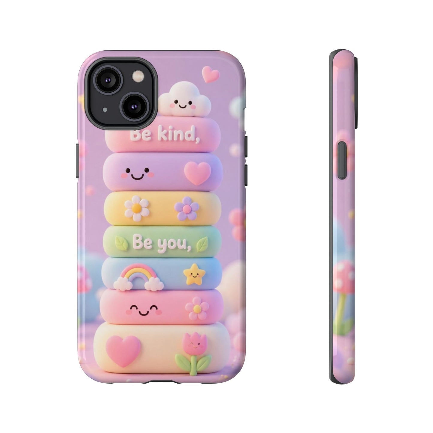 Cute Pastel Phone Case "Be Kind, Be You"