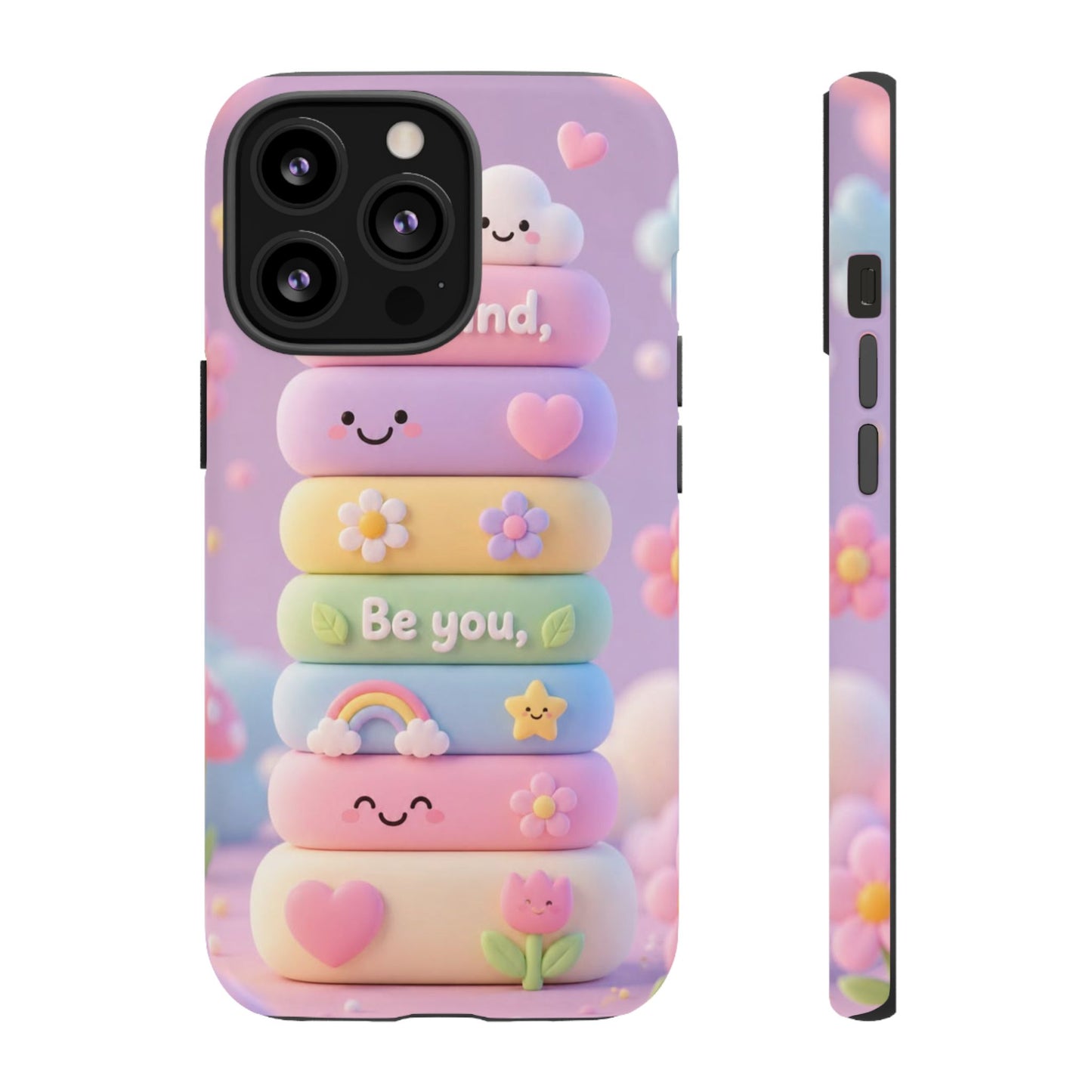 Cute Pastel Phone Case "Be Kind, Be You"