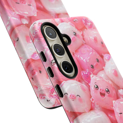 Cute Kawaii Pink Marshmallow Phone Case