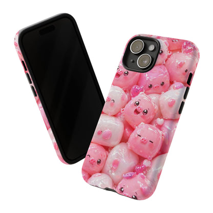 Cute Kawaii Pink Marshmallow Phone Case