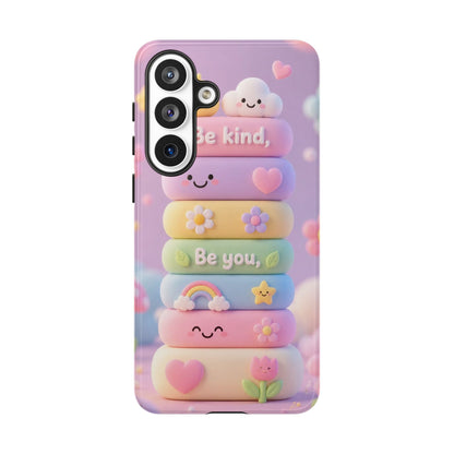 Cute Pastel Phone Case "Be Kind, Be You"