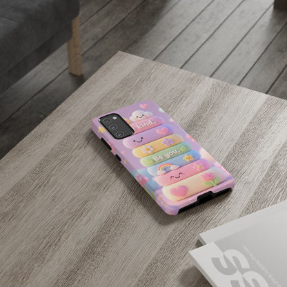 Cute Pastel 'Be Kind, Be You' Phone Case - Samsung
