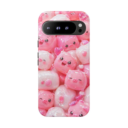 Cute Kawaii Pink Marshmallow Phone Case
