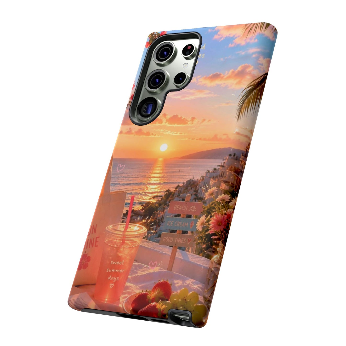 Sunset Beach Phone Case 'Good Vibes'