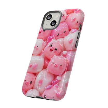 Cute Kawaii Pink Marshmallow Phone Case