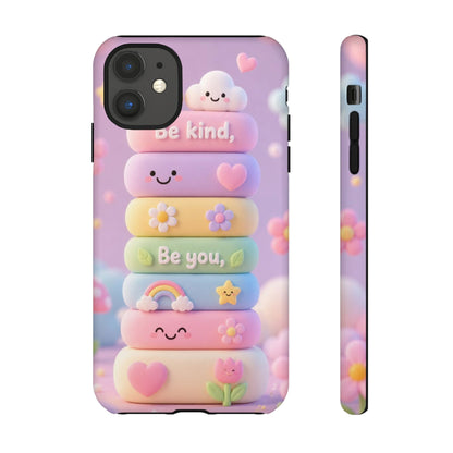 Cute Pastel Phone Case "Be Kind, Be You"