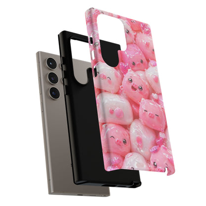 Cute Kawaii Pink Marshmallow Phone Case