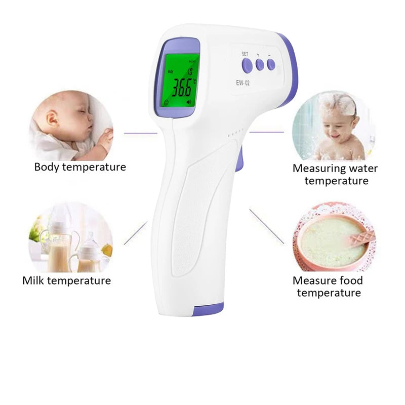 ALIWUZN Non-Contact Infrared Digital Baby Thermometer for Forehead & Ear