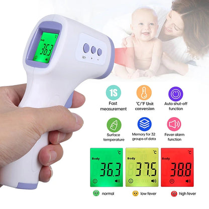 ALIWUZN Non-Contact Infrared Digital Baby Thermometer for Forehead & Ear