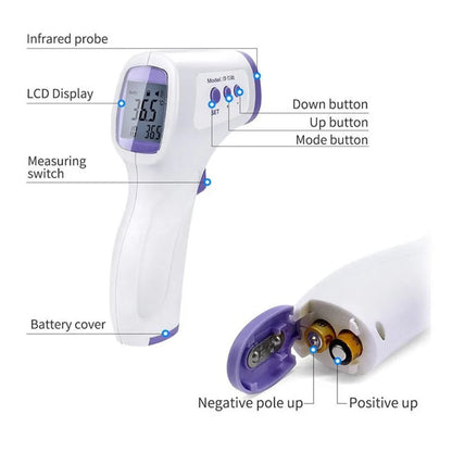 ALIWUZN Non-Contact Infrared Digital Baby Thermometer for Forehead & Ear