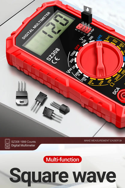 ANENG SZ308 Digital Multimeter - Professional AC/DC Voltage Tester With Backlight LCD Display