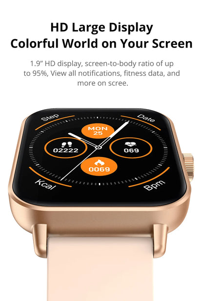 COLMI P81 Smart Watch - 1.9" HD Screen Bluetooth Calling Smartwatch for Men & Women