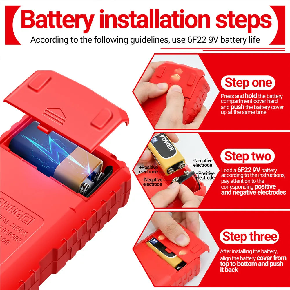 ANENG SZ308 Digital Multimeter - Professional AC/DC Voltage Tester With Backlight LCD Display