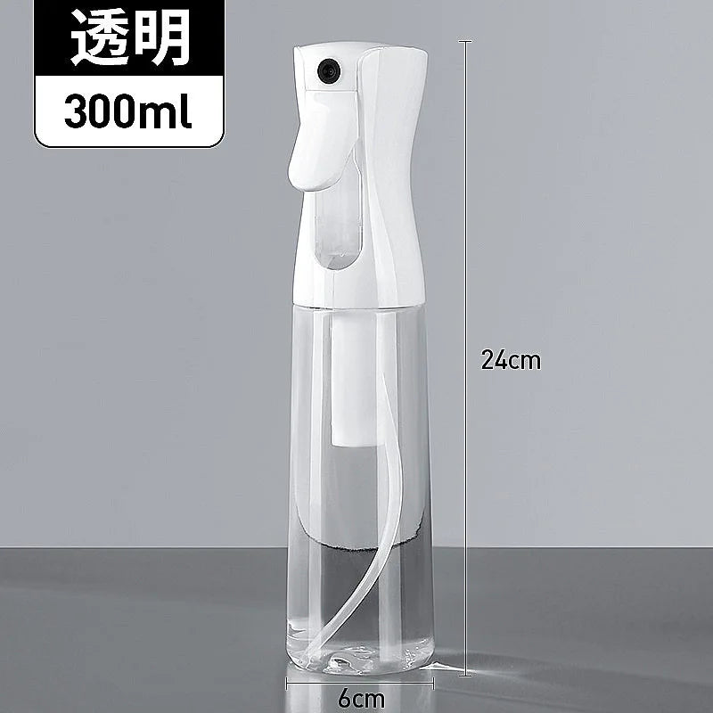 Continuous Spray Bottle -  High Pressure Ultra Fine Mist Sprayer for Hair Styling, Plants & Cleaning