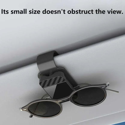 Car Sun Visor Sunglasses Clip - Multifunctional Eyeglass Holder & Card Organizer