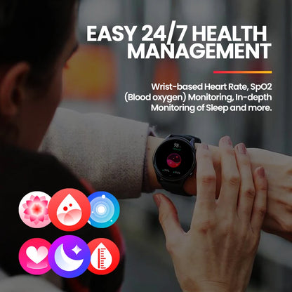 Zeblaze Btalk 3 Plus Smart Watch - 1.39" HD Touchscreen Bluetooth Calling Smartwatch for Men & Women