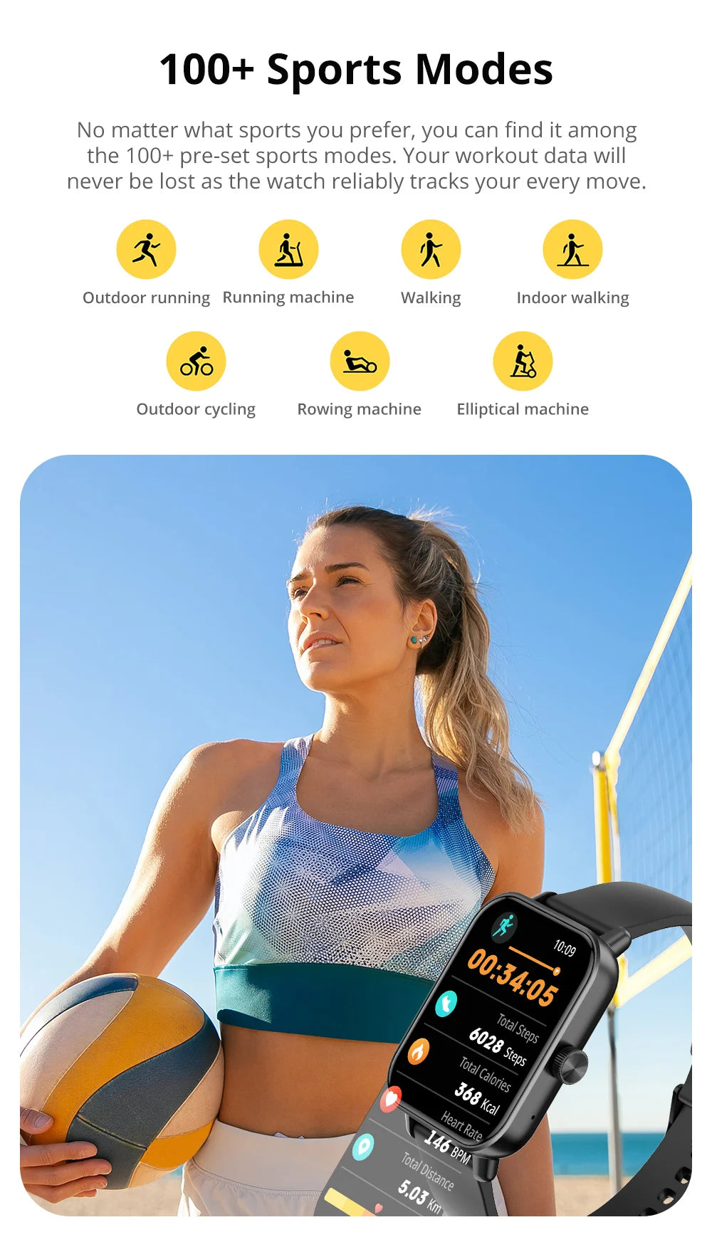 COLMI P81 Smart Watch - 1.9" HD Screen Bluetooth Calling Smartwatch for Men & Women