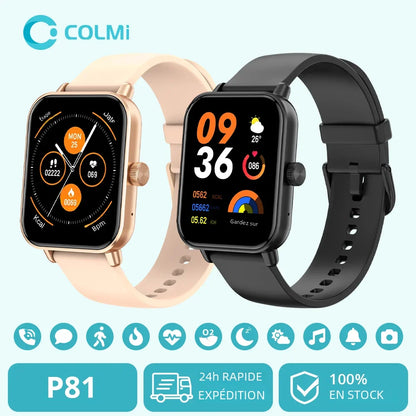 COLMI P81 Smart Watch - 1.9" HD Screen Bluetooth Calling Smartwatch for Men & Women