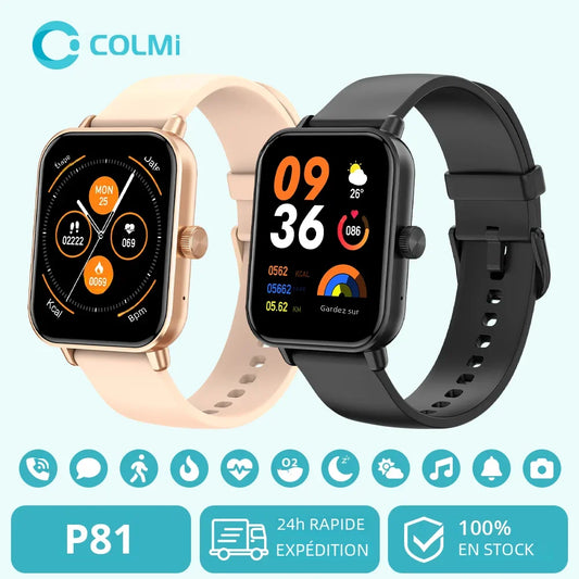 COLMI P81 Smart Watch - 1.9" HD Screen Bluetooth Calling Smartwatch for Men & Women