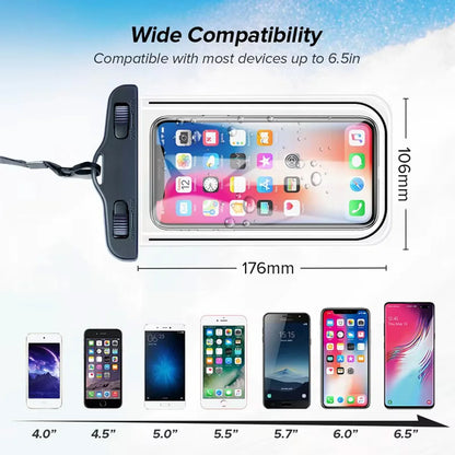Universal Waterproof Phone Bag - Touch-Responsive Floating Underwater Case