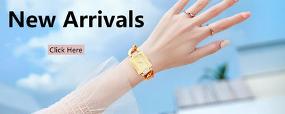 ZHOWE Luxury Gold Plated Women Watches - Elegant Vintage Rectangle Quartz Dress Wristwatch